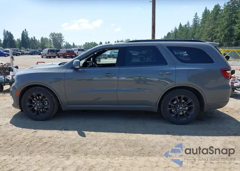 2022 Dodge Durango Orange Sport Awd from USA, damaged, VIN 1C4SDJCT9NC230716